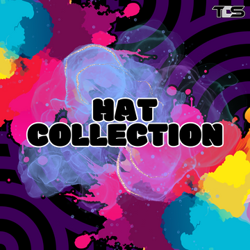 Vibrant background with bold text reading 'Hat Collection' – showcasing premium trucker caps, beanies, and golf rope hats by That Detail Shop.