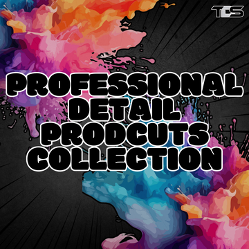 Collection of professional-grade car detailing products including foam cannons, brushes, and microfiber towels – available at That Detail Shop.