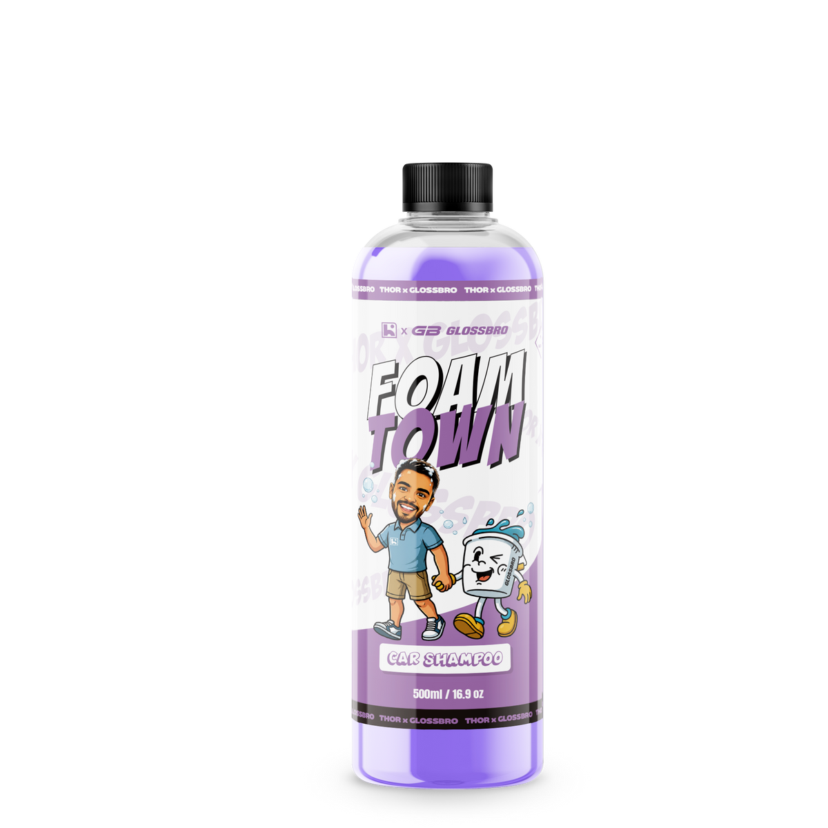 Gloss Bro Foam Town shampoo bottle