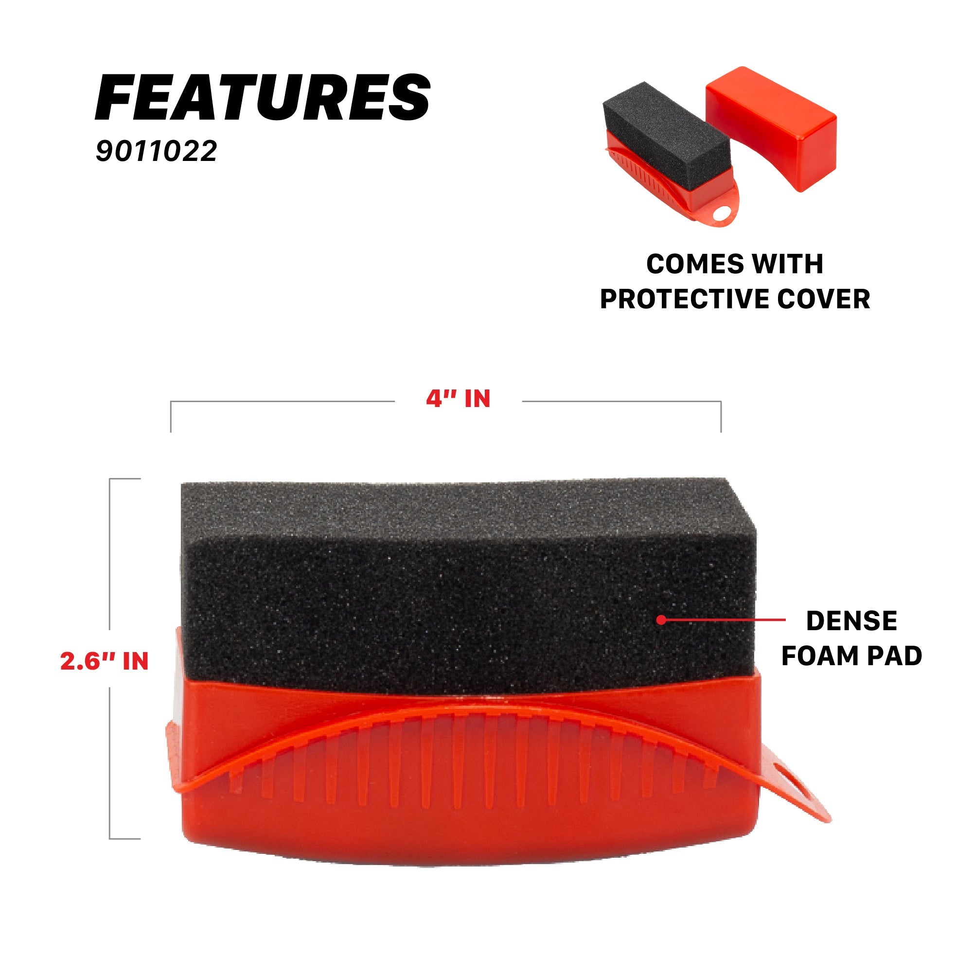 MaxShine Dressing Applicator with Cover | Tire Shine Applicator