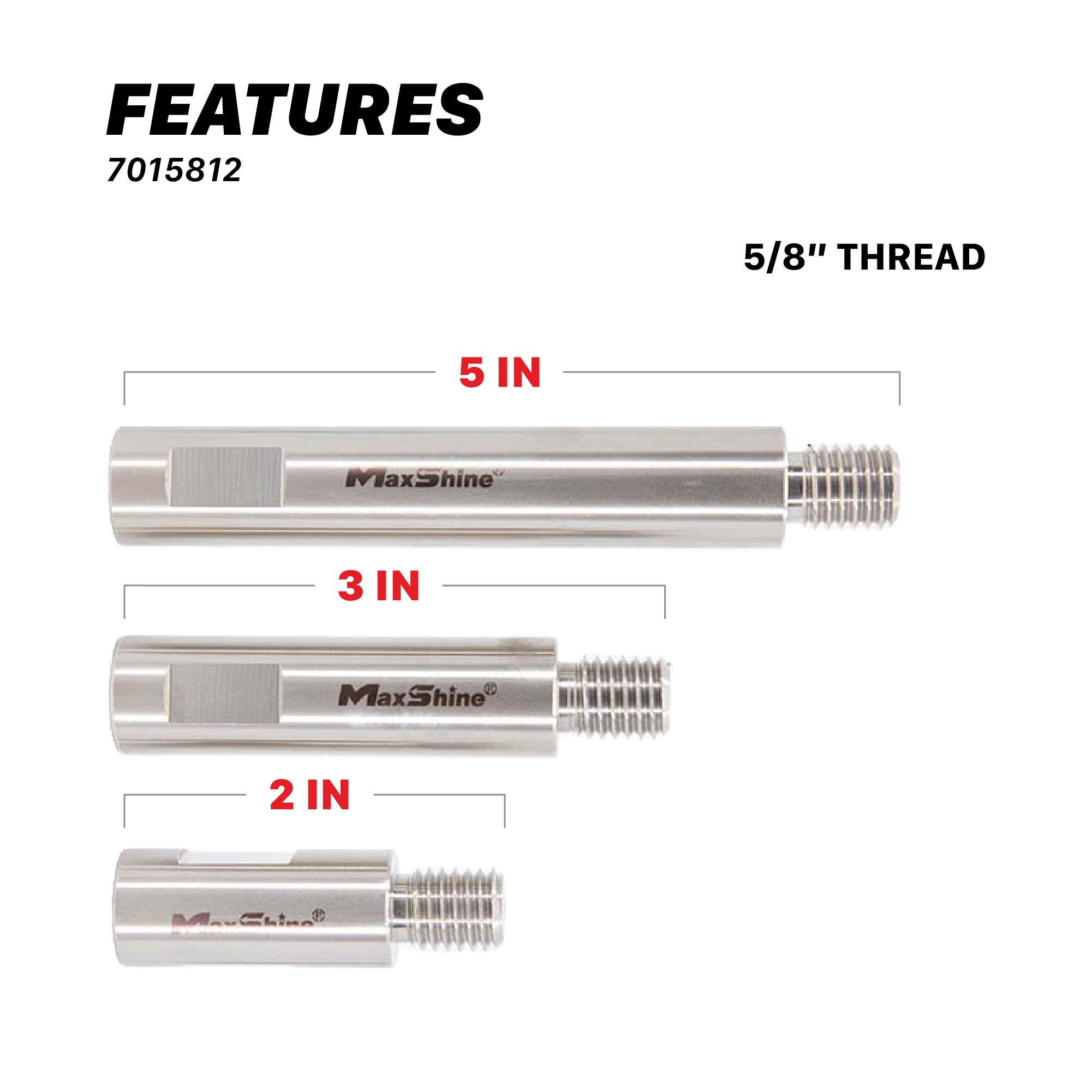 Shaft Extension Convenient Set to Extend Your Rotary Reach The Shaft Extension Set lets you reach those hard-to-polish areas. Simply attach the extensions to