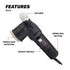 Maxshine Orbital Polisher | M312 - 3in Plate, 12mm Throw, 550W in use - professional detailing application