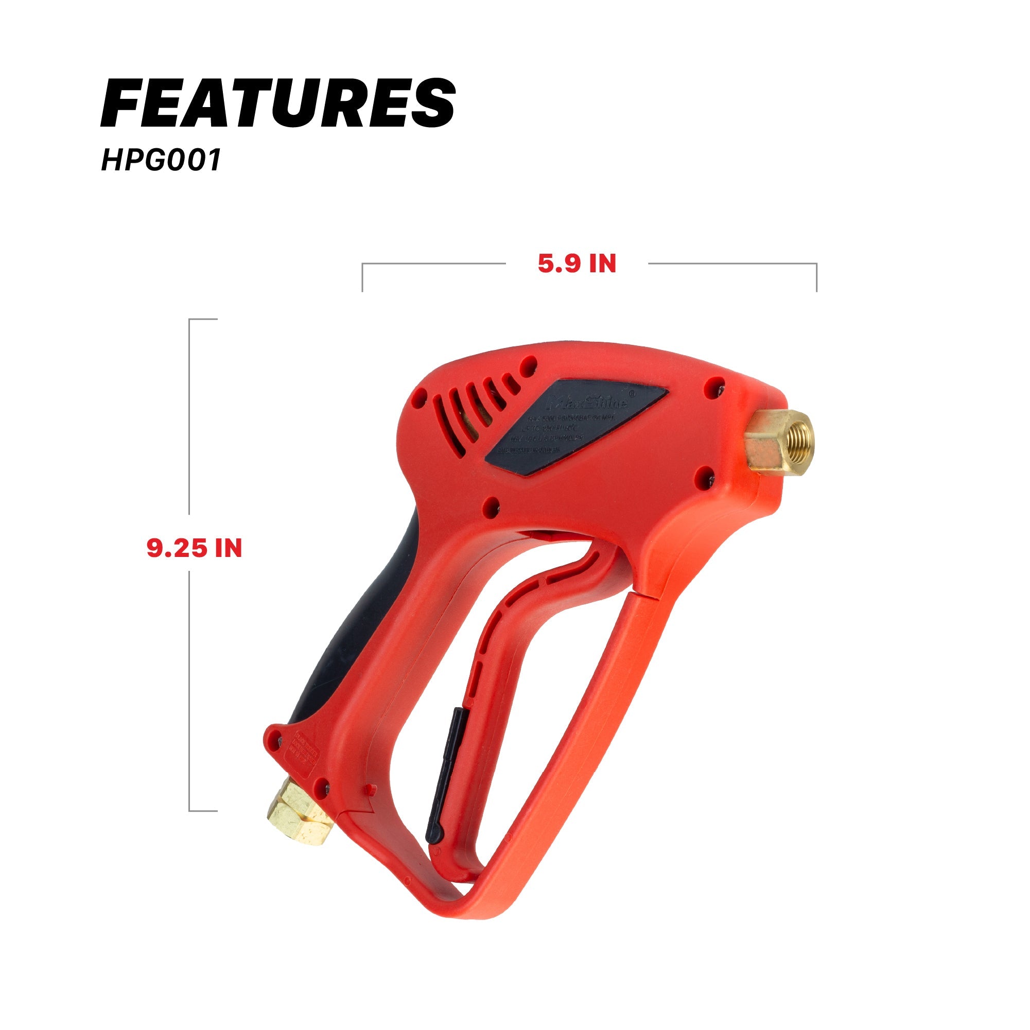 Pressure Washer Gun – Short Wand Blast through tough grime with this 5000 PSI Short Wand Pressure Washer Gun. Designed for power and control, its compact build