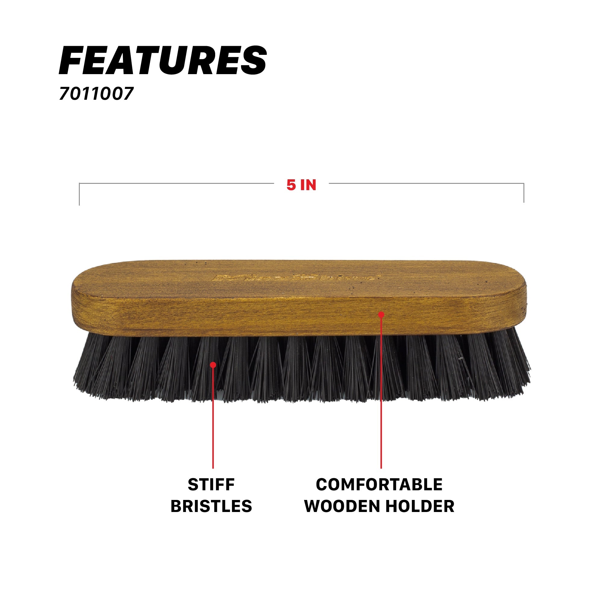Maxshine Compact Leather Cleaning Brush in use - professional detailing application
