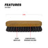 Maxshine Compact Leather Cleaning Brush in use - professional detailing application