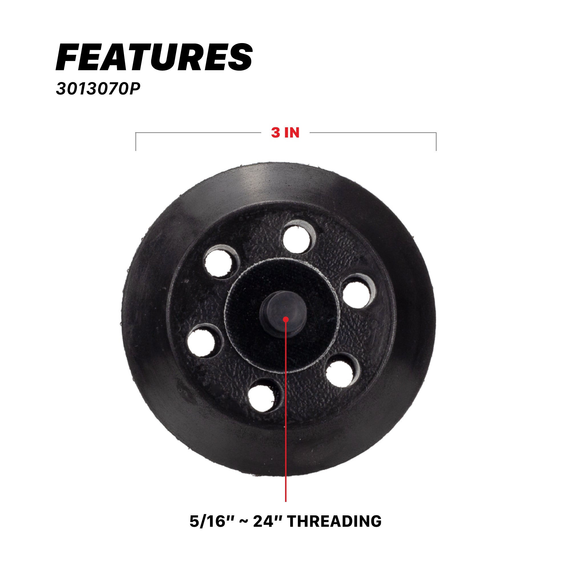 Maxshine 3 inch Backing Plate for Polishers | M312 Dual Action Backing Plate in use - professional detailing application