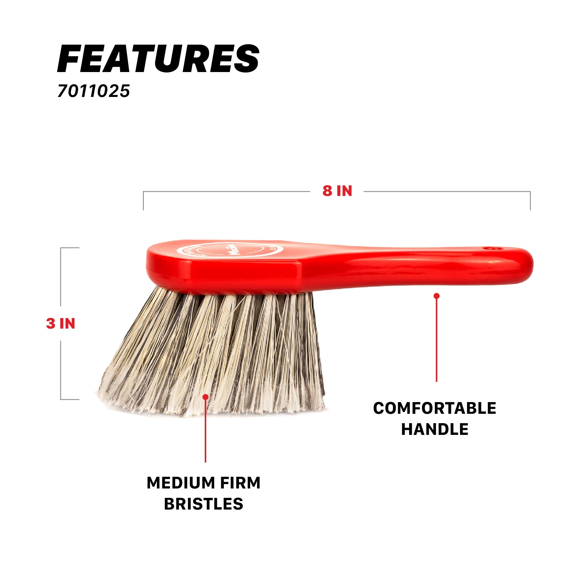 Brush For Car - Maxshine Medium-Duty Wheel & Body Brush The Brush For Car is more plush than its counterpart, the Deep Clean Brush, with softer and longer