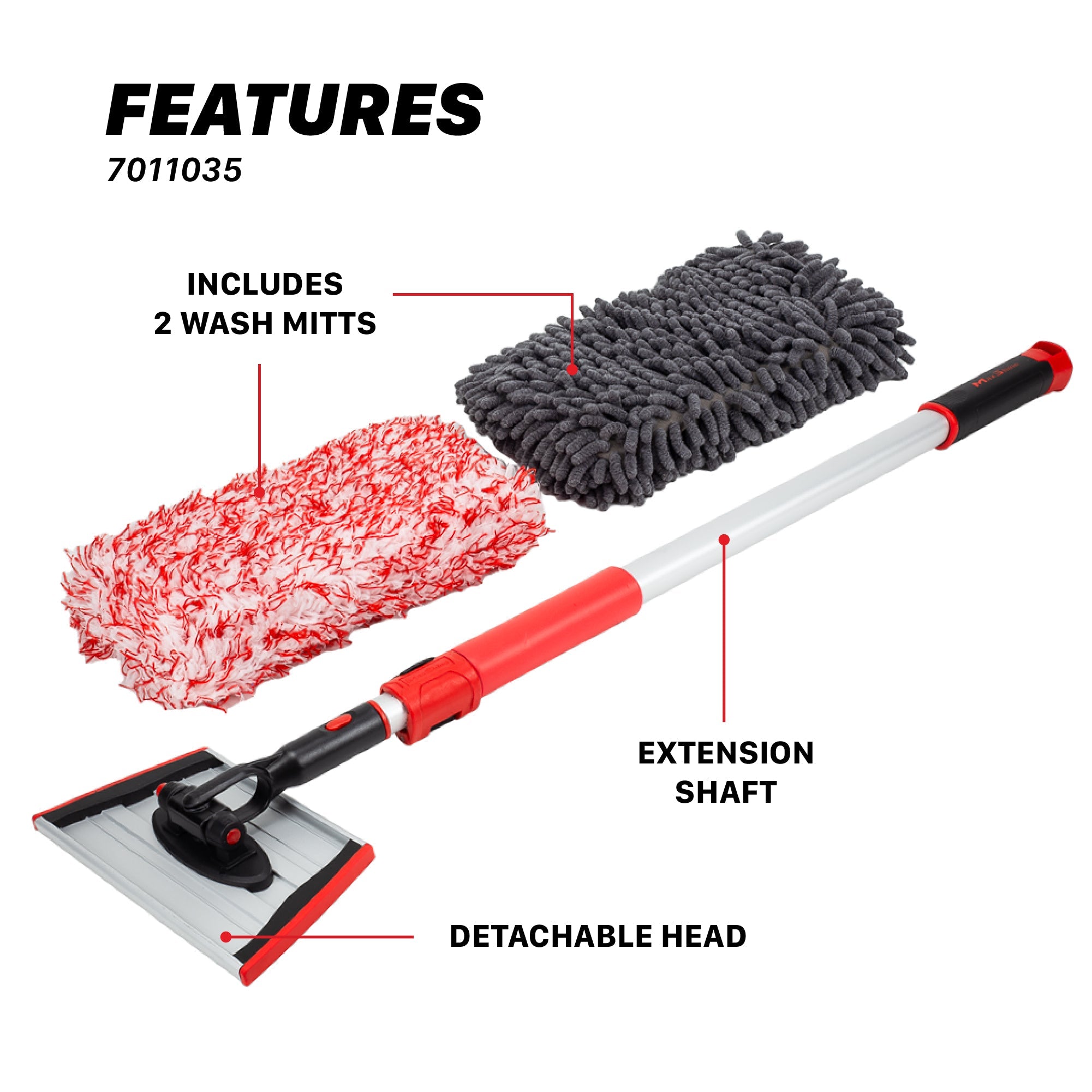 Car Wash Tool Extendable Wash Mitt for Large Vehicles Our premium car wash tool, the IncrediStick, is a telescopic car wash mop that conquers unreachable grime