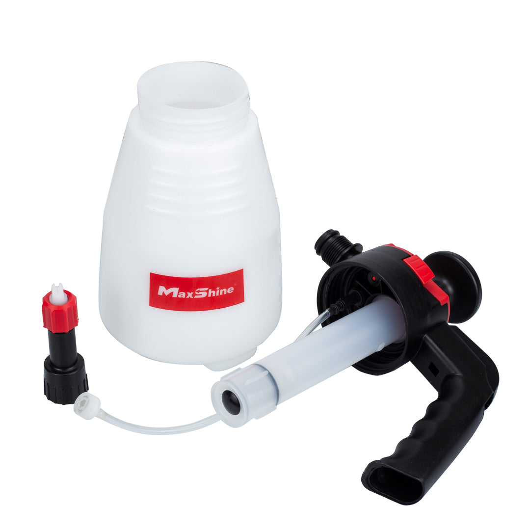 Foam Cannon Without Pressure Washer Needed The foam cannon without pressure washer is a foam sprayer for car washing applications; however, due to its