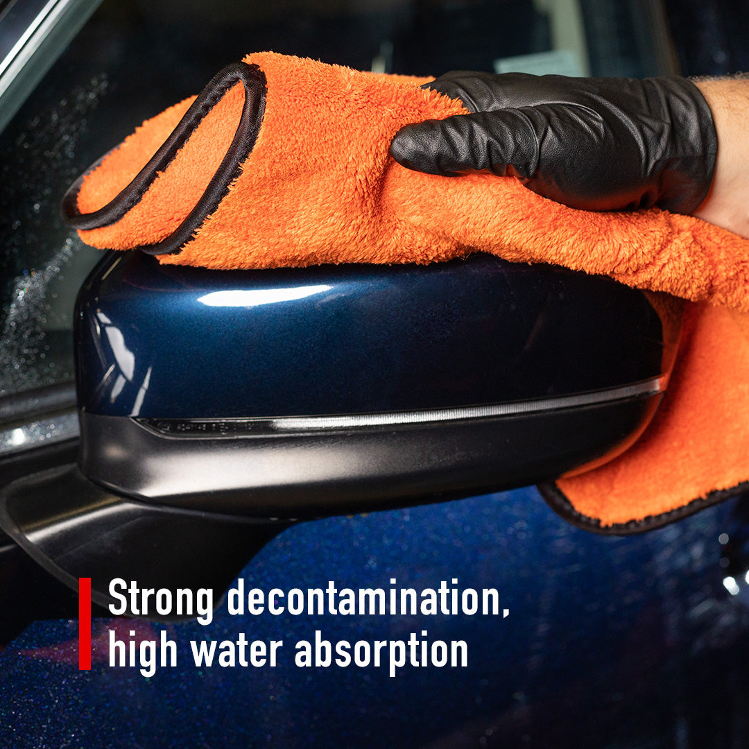 Maxshine 1000GSM "Little Orange" Drying Microfiber Towels - detail shot 6