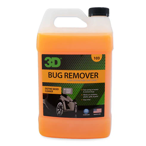 3D Car Care 3D BUG REMOVER GALLON in use - professional detailing application
