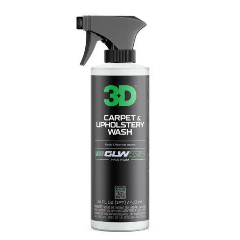 3D Car Care 3D GLW CARPET & UPHOL WASH PINT in use - professional detailing application