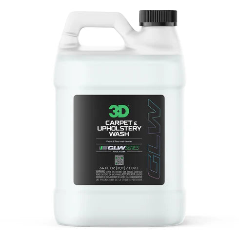 3D Car Care 3D GLW CARPET & UPHOL 64 OZ in use - professional detailing application