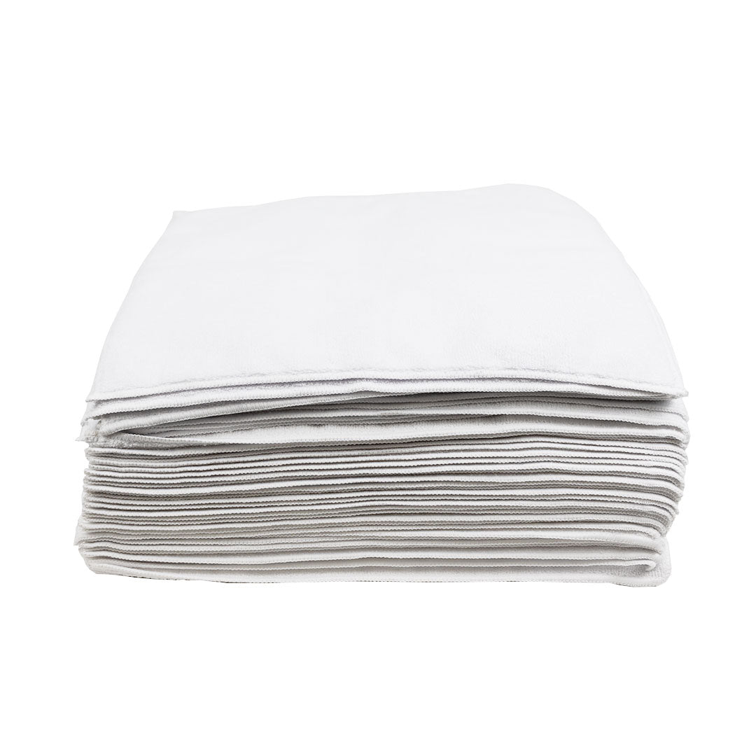 380GSM Premium Multipurpose Microfiber Cleaning Towel - 50 Pack Elevate your cleaning routine with our premium multipurpose microfiber cleaning towels. These