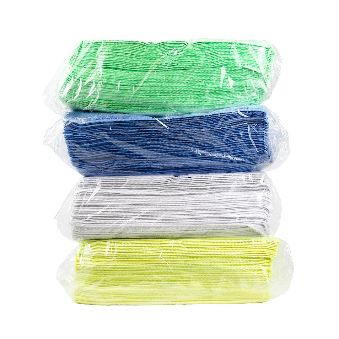 380GSM Premium Multipurpose Microfiber Cleaning Towel - 50 Pack Elevate your cleaning routine with our premium multipurpose microfiber cleaning towels. These