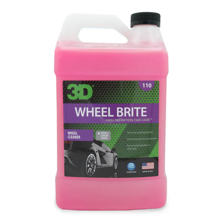3D Car Care 3D Wheel Brite in use - professional detailing application
