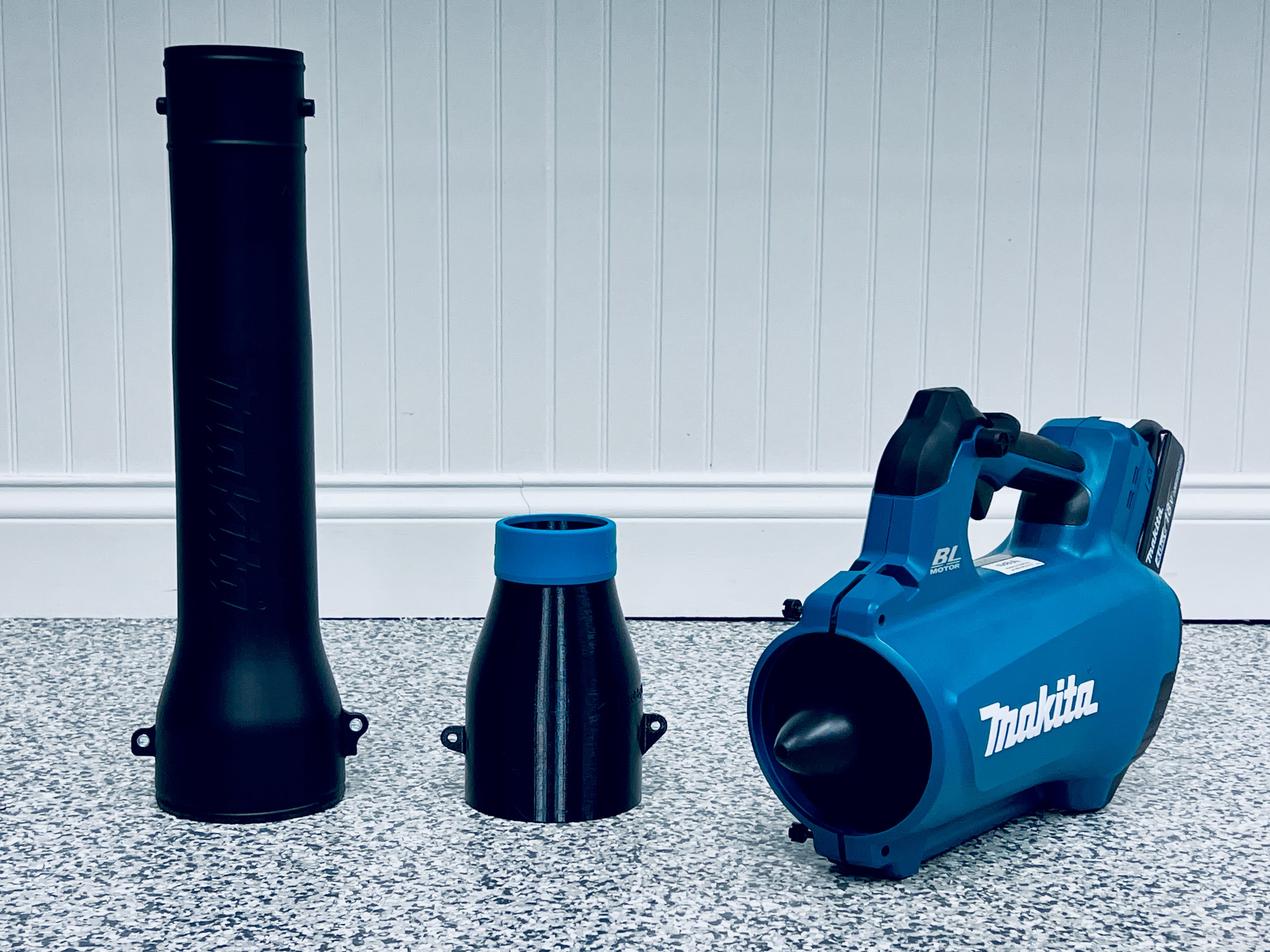 Stubby Nozzle Co. STUBBY® Car Drying Nozzle for Makita 18V LXT Leaf Blower (XBU03Z & DUB184Z) - detail shot 8