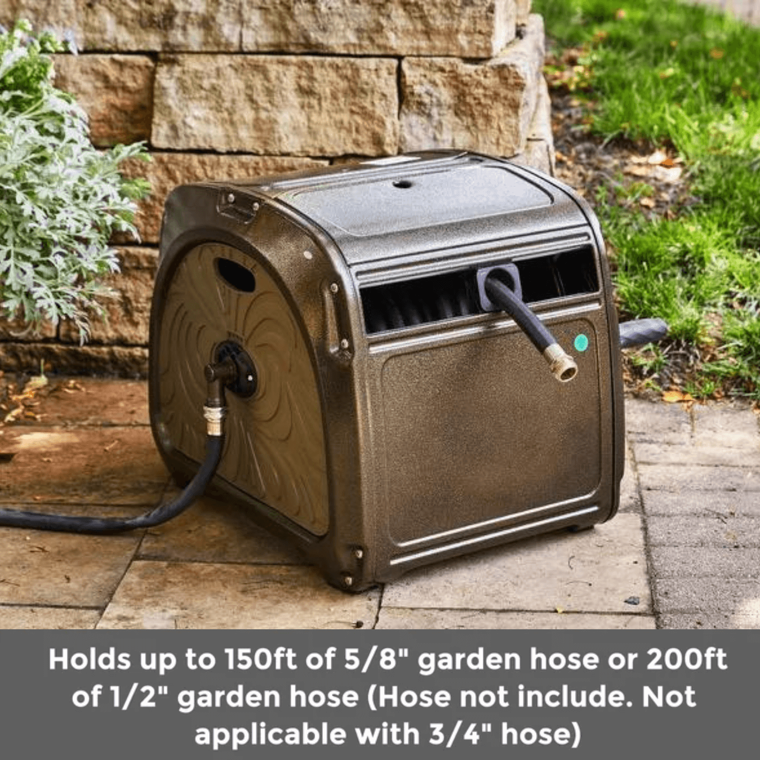 The sturdy housing, automatic hose guide system, and the easily assembled crank handle combined make this metal hose storage reel, better than traditional