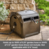 The sturdy housing, automatic hose guide system, and the easily assembled crank handle combined make this metal hose storage reel, better than traditional