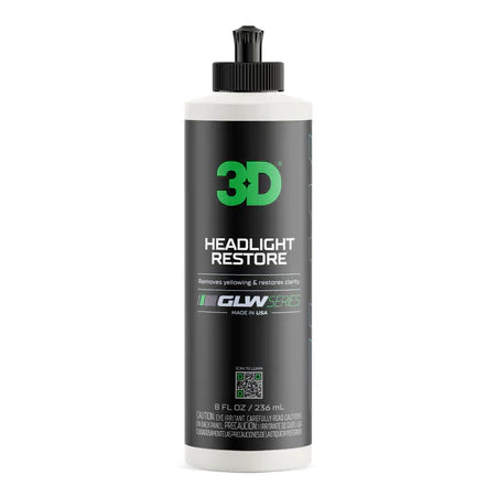 3D Car Care 3D GLW HEADLIGHT RESTORE in use - professional detailing application