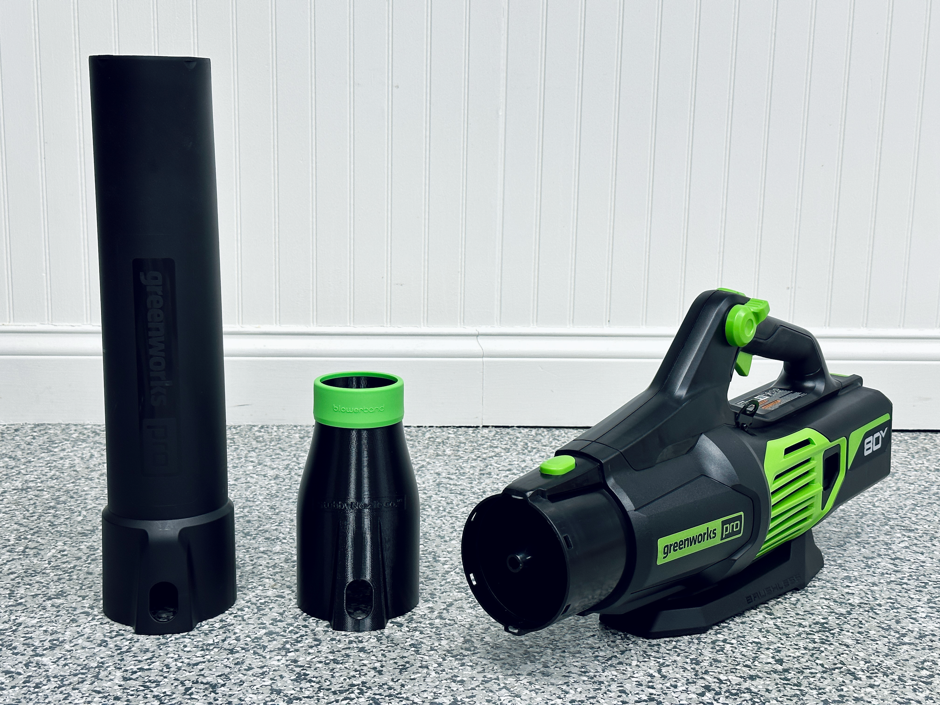 Stubby Nozzle Co. STUBBY® Car Drying Nozzle for Greenworks 760, 730, 700, 610, 585, 550, 515, & 500 CFM Leaf Blowers - detail shot 10