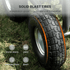The garden hose cart has a unique guide system and the high-quality materials,which can hold up to 250 feet of 5/8 inch hose.