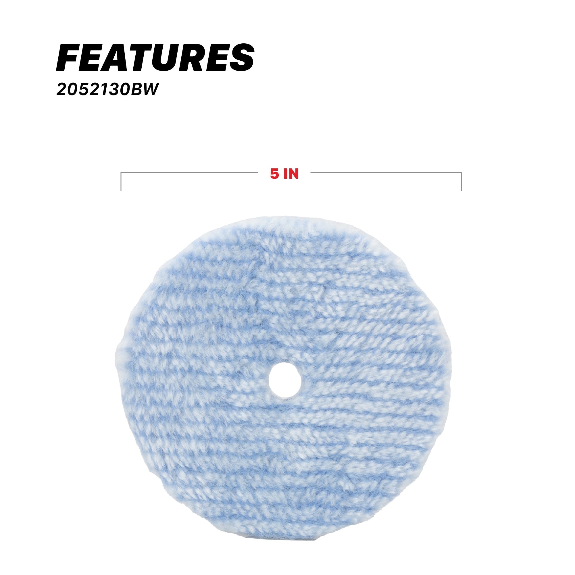 Maxshine Synthetic Wool Pads - 3in, 5in, 6in - detail shot 5