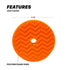 Foam Cutting Pad The foam cutting pad is the Maxshine 5" or 6" inch Orange AIO, which works as a one-step paint correction for cutting and polishing processes.