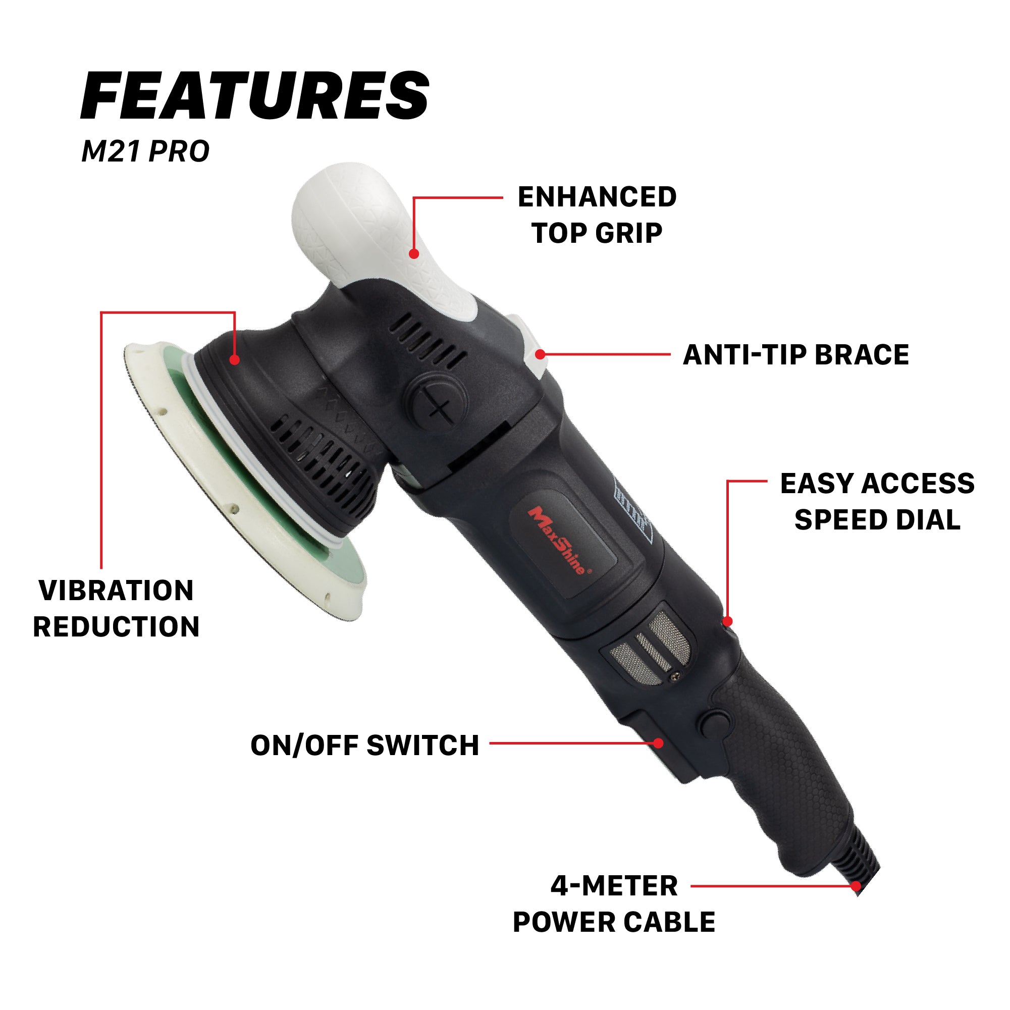 Random Orbital Polisher Best Results with Extensive Coverage The random orbital polisher is a needed addition to your detailing arsenal. Loved by