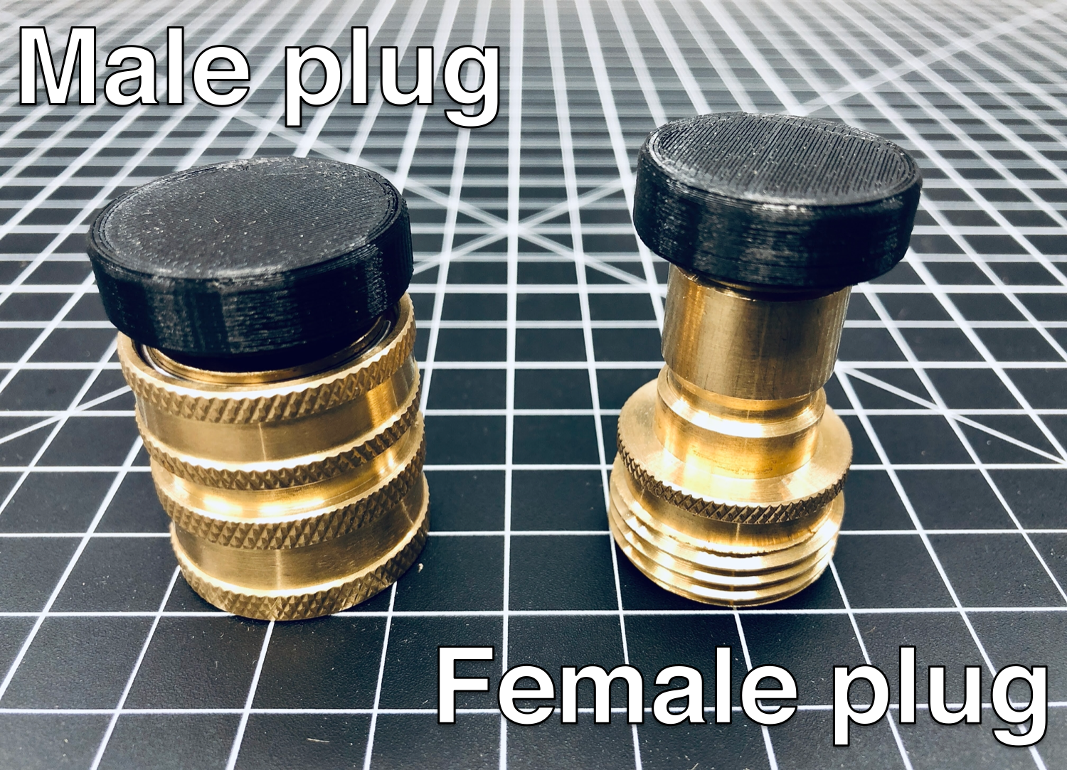 Stubby Nozzle Co. DribbleStopper Plug for Pressure Washer & Garden Hose Quick Disconnect Fittings - detail shot 9