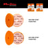 Foam Cutting Pad The foam cutting pad is the Maxshine 5" or 6" inch Orange AIO, which works as a one-step paint correction for cutting and polishing processes.
