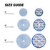 Maxshine Synthetic Wool Pads - 3in, 5in, 6in in use - professional detailing application