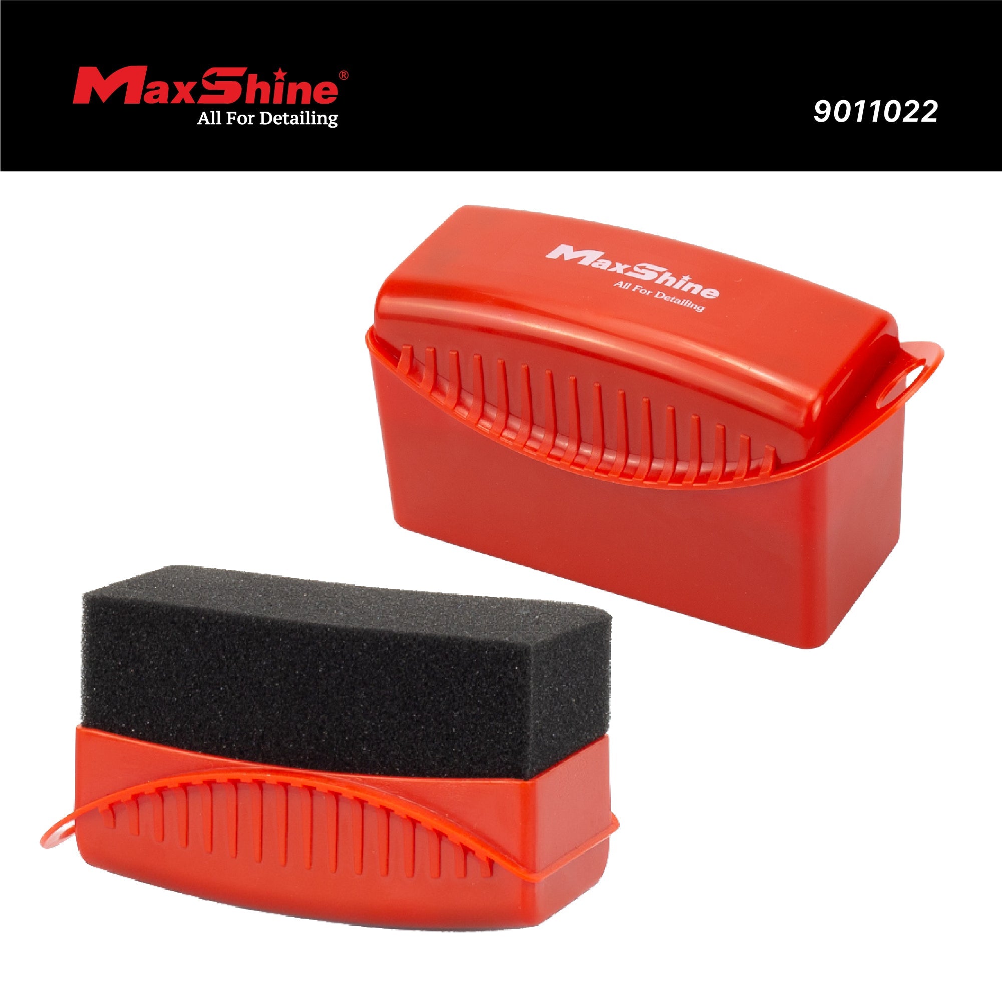 MaxShine Dressing Applicator with Cover | Tire Shine Applicator