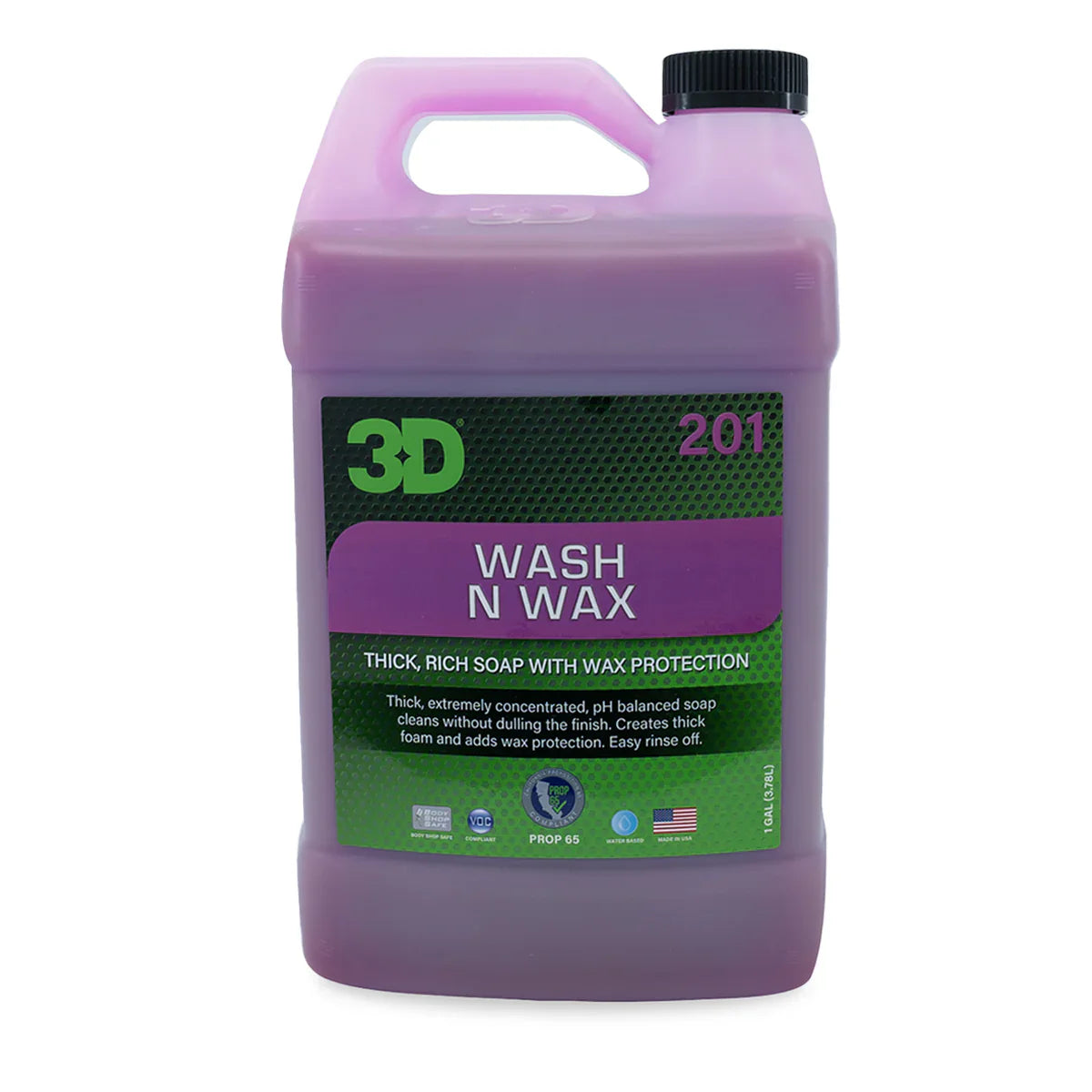 3D Car Care 3D Wash N Wax 1G in use - professional detailing application