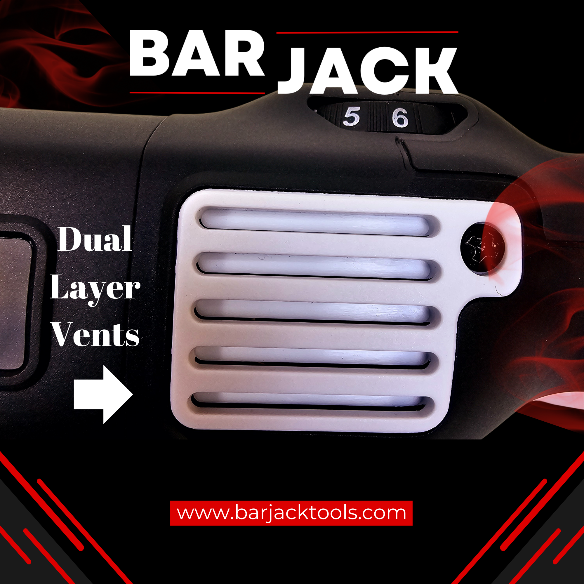 The Barjack professional rotary car polisher is a high-performance, handheld power tool designed for automotive detailing and paint correction. It features a