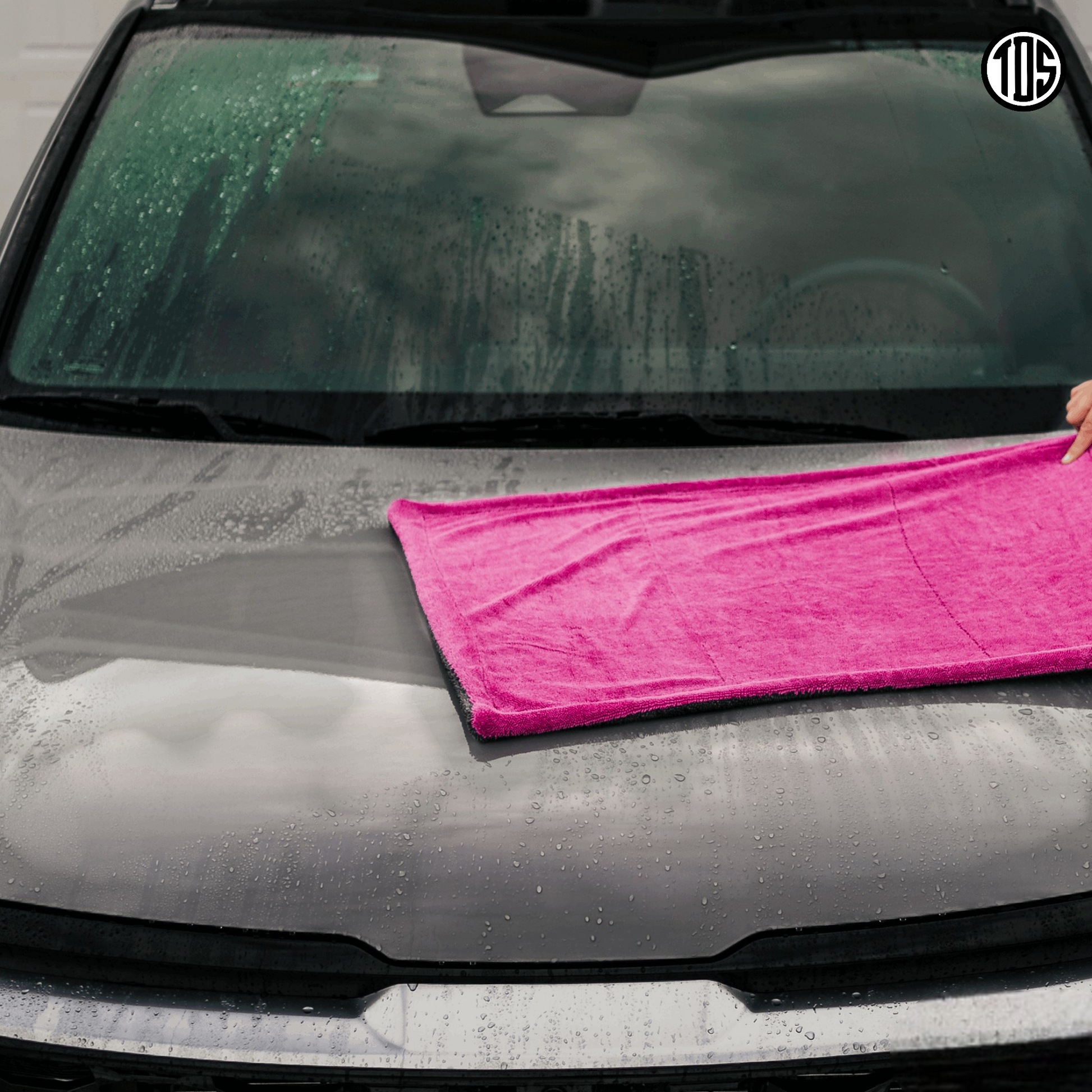 A Photo of thatdtailguy Drying the Outside of a Small SUV. The best Detailing in Evans and Grovetown Georgia.