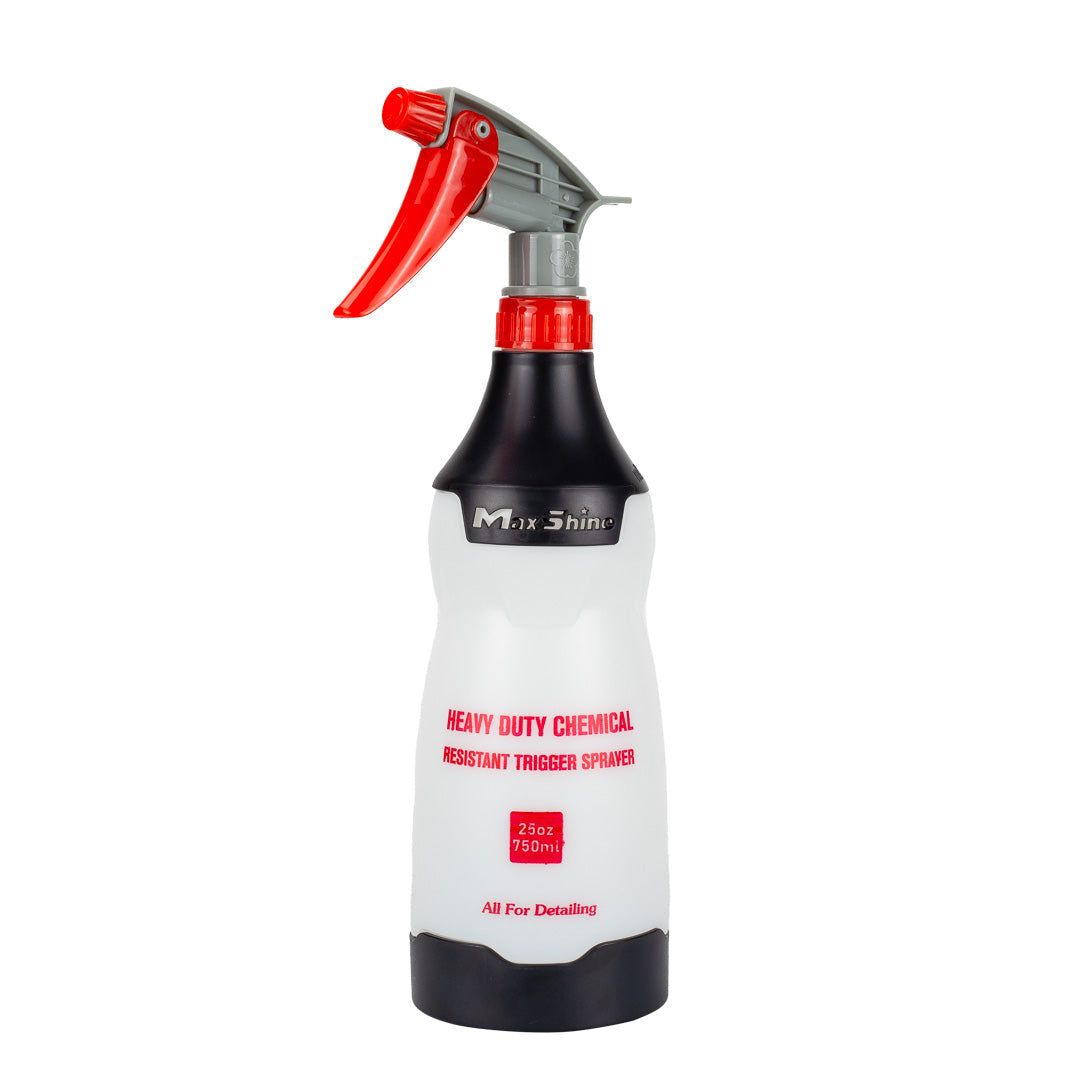 The Spray Bottle Works Perfectly With Detailing Chemicals. The heavy-duty spray bottle works perfectly with detailing chemical compounds. Are you tired of
