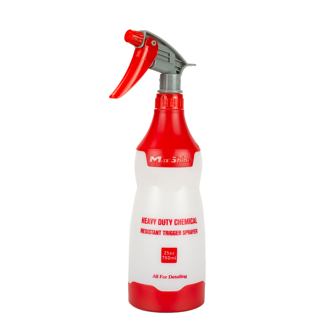 The Spray Bottle Works Perfectly With Detailing Chemicals. The heavy-duty spray bottle works perfectly with detailing chemical compounds. Are you tired of