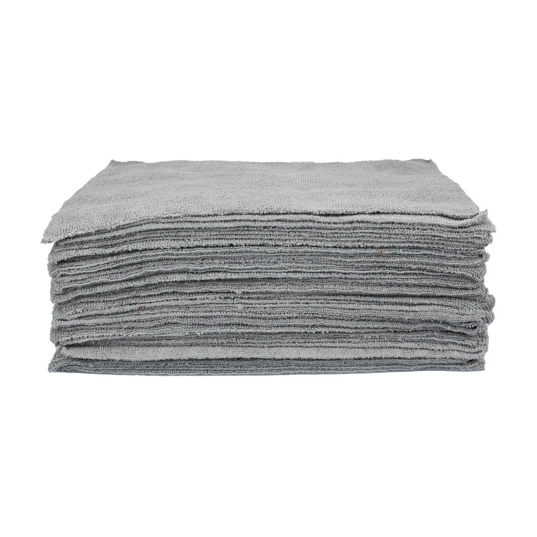 Utility Towels 50 Pack Microfiber Cleaning Cloths Microfiber Utility Towels offer high-value durability and absorption for minimal cost. The tight, densely