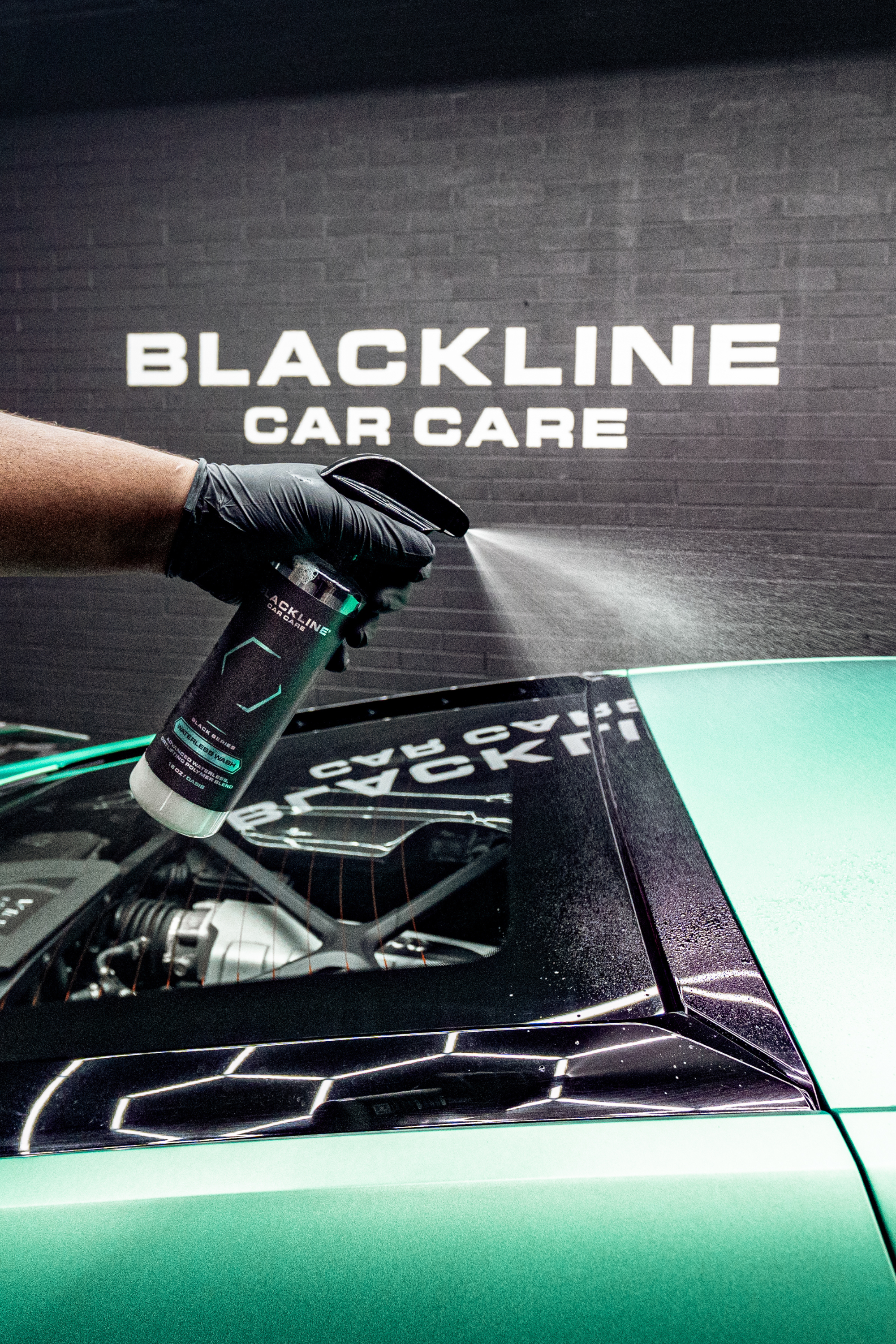 Blackline Car Care BLACKLINE® WATERLESS WASH product closeup - auto detailing equipment