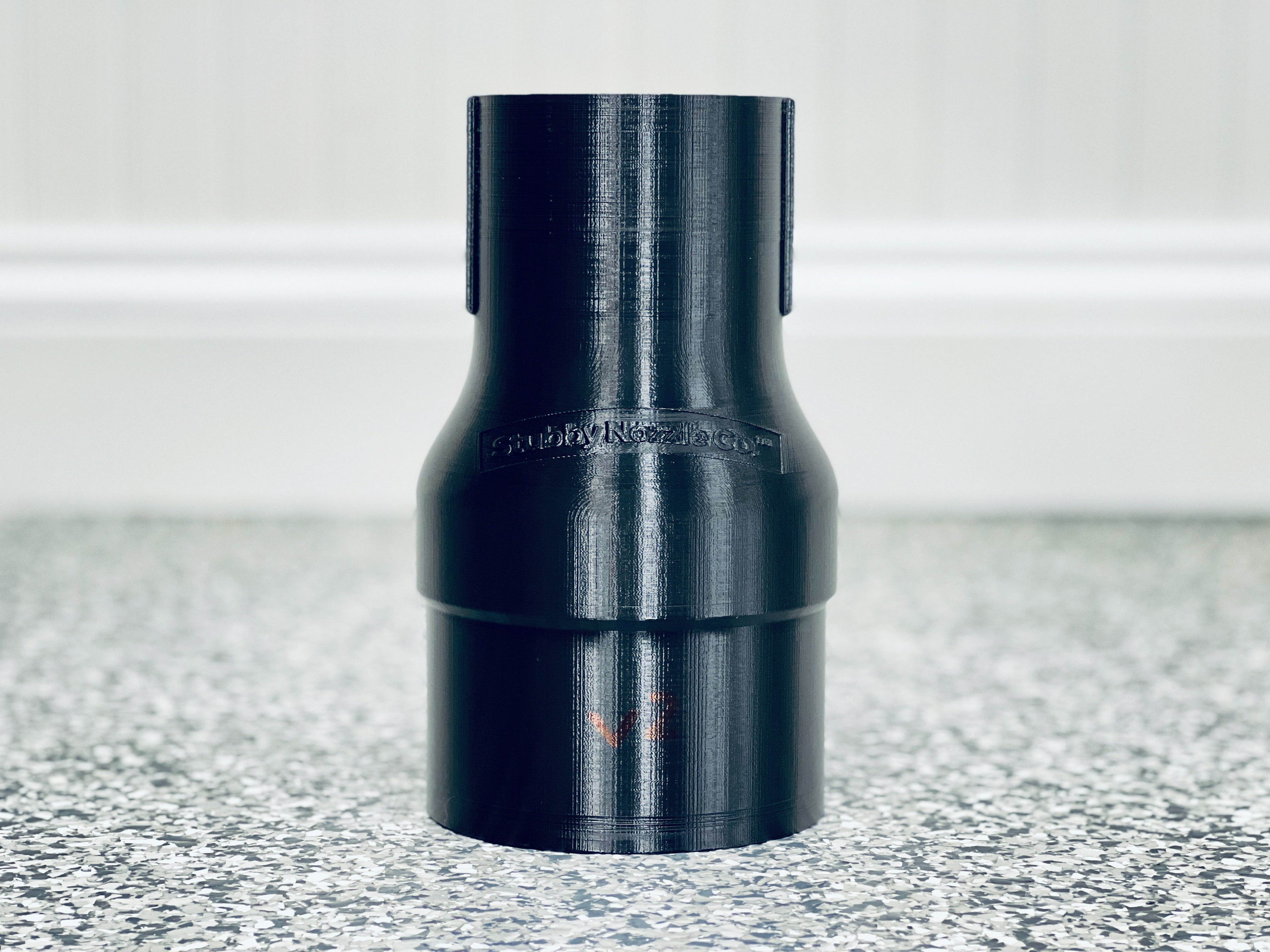 Stubby Nozzle Co. STUBBY® Nozzle Adapter for Milwaukee M18 FUEL Dual Battery Leaf Blower (2824-20) product closeup - auto detailing equipment