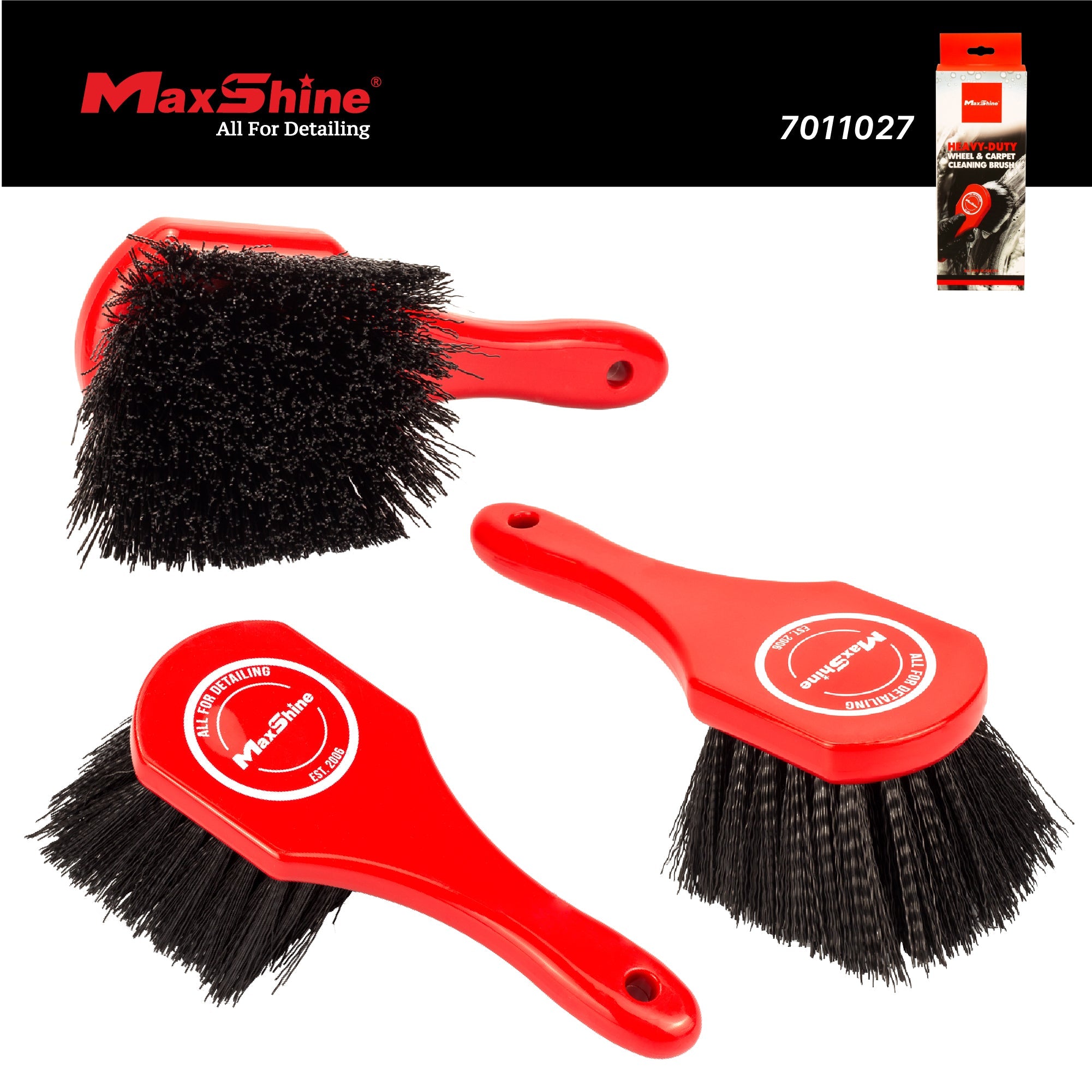 The Deep Clean Brush The deep clean brush is a Heavy-Duty used for cleaning carpets and even wheels and tires; it effortlessly removes dirt and debris on your