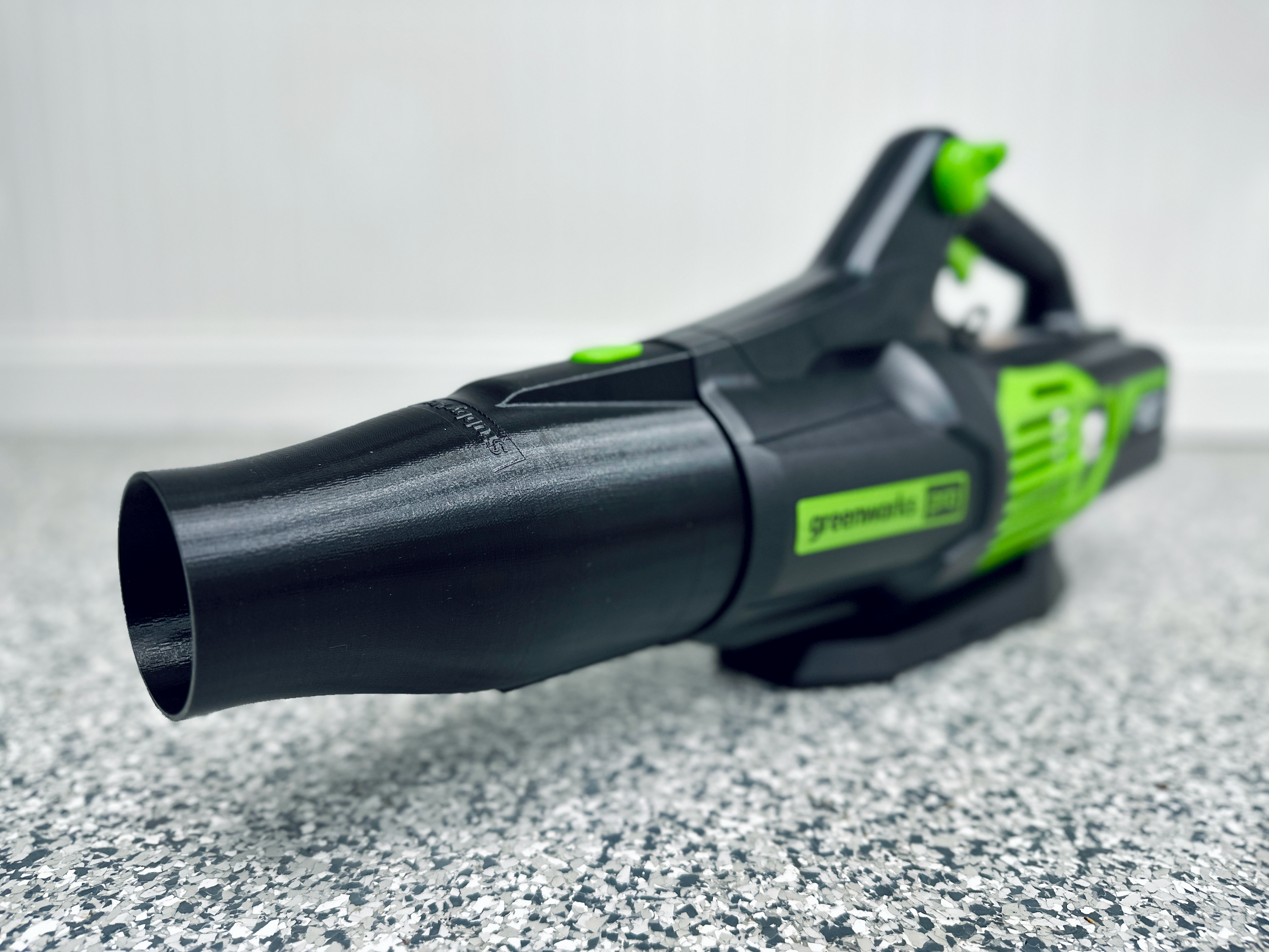 Stubby Nozzle Co. STUBBY® Car Drying Nozzle for Greenworks 760, 730, 700, 610, 585, 550, 515, & 500 CFM Leaf Blowers - detail shot 7