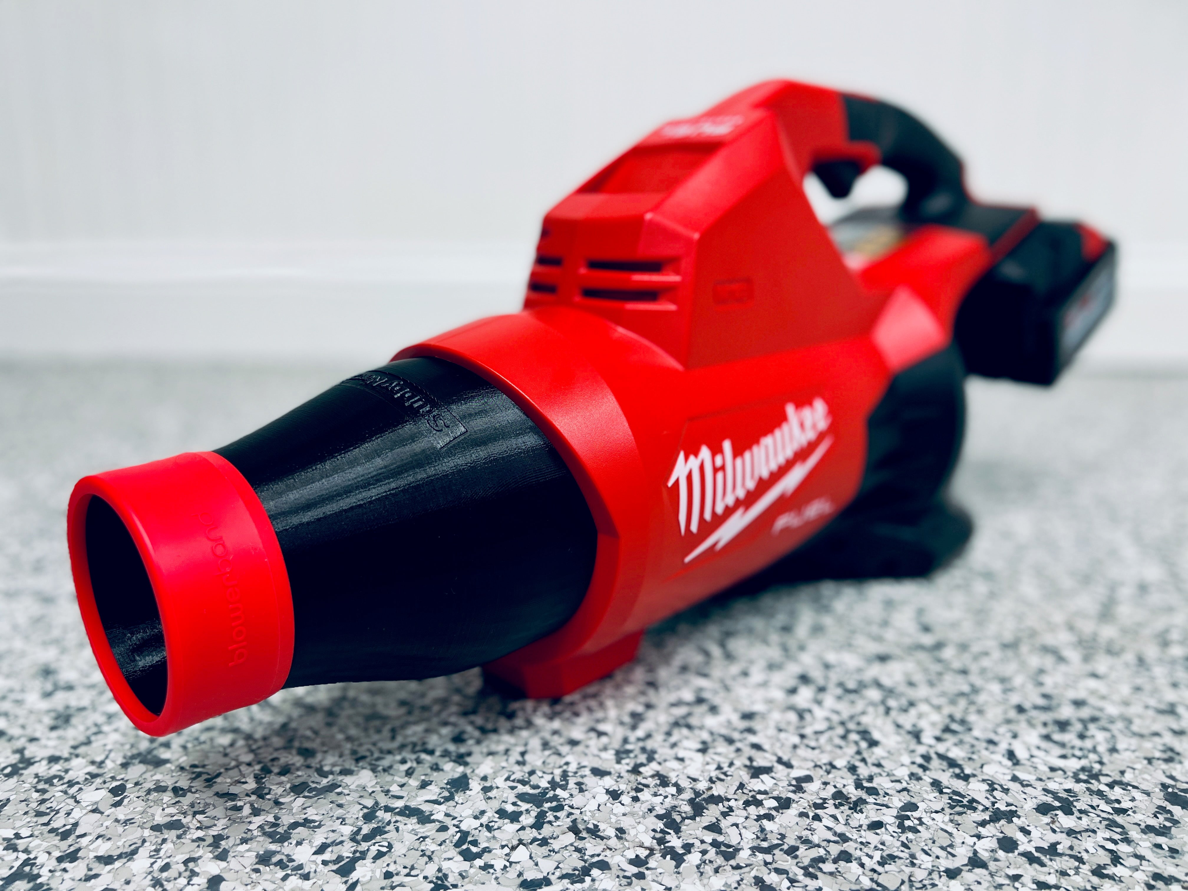 Stubby Nozzle Co. STUBBY® Car Drying Nozzle for Milwaukee M18 FUEL Dual Battery Leaf Blower (2824-20) - car drying blower nozzle attachment
