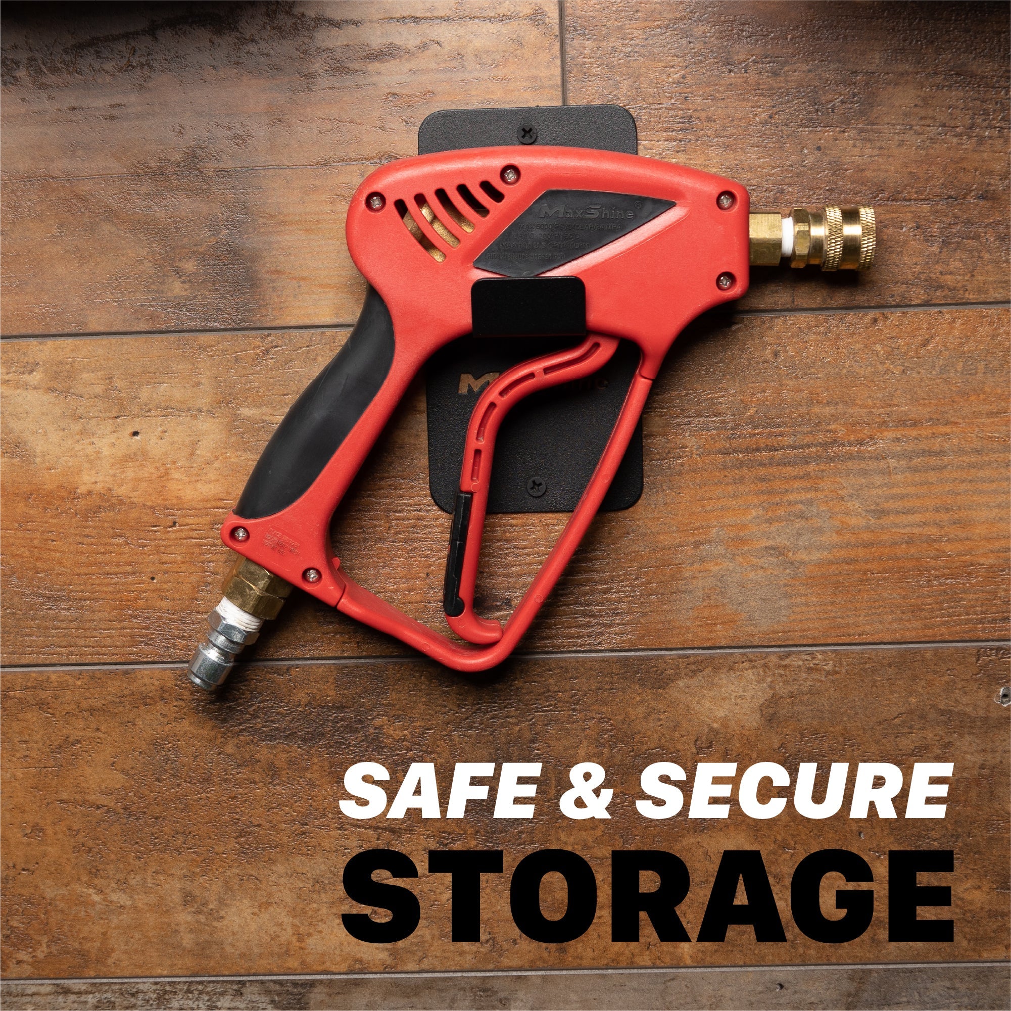 Spray Gun Holder - Pressure Washer Wand This Spray Gun Holder is the perfect solution for anyone who wants to keep their garage organized and their pressure