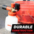 Foam Cannon Bucket Mount Our Foam Cannon Bucket Mounts keeps your car washing organized and efficient. This handy attachment securely integrates your foam