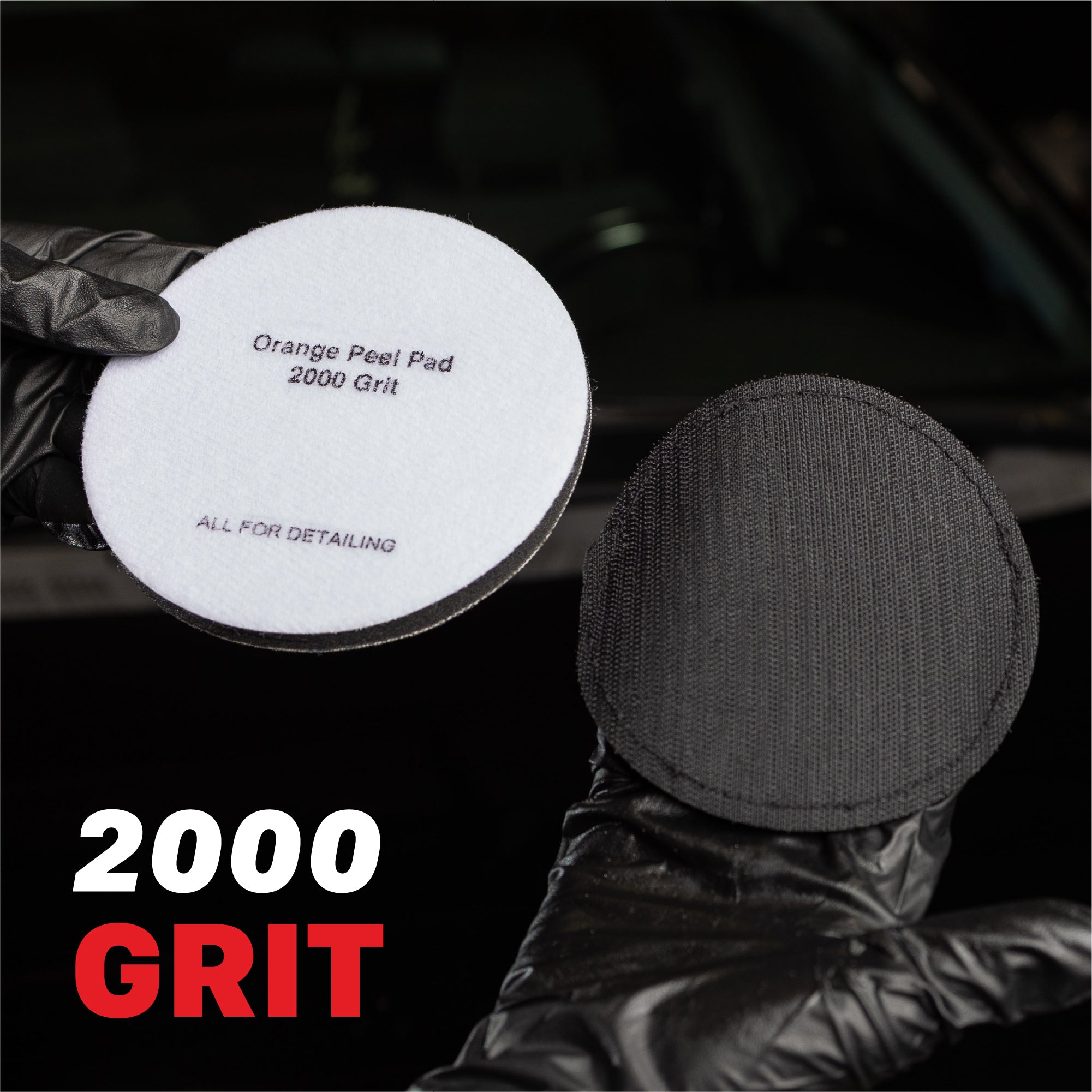 Maxshine Orange Peel Pads - 2000, 3000 Grit (2 Pack) - detail shot 12