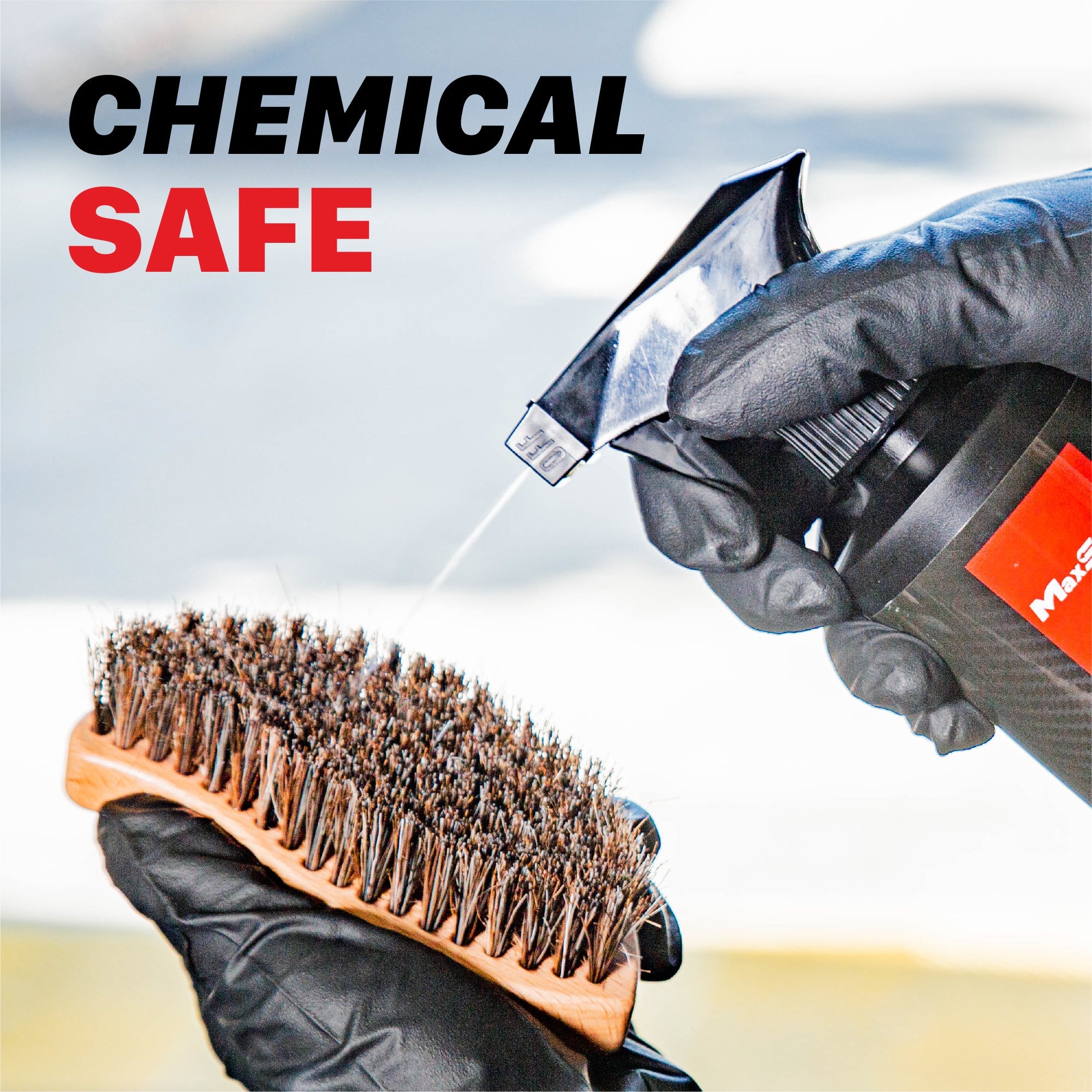 Maxshine Brush for Cleaning Car Interior | Ergonomic Interior Detailing Brush - detail shot 6