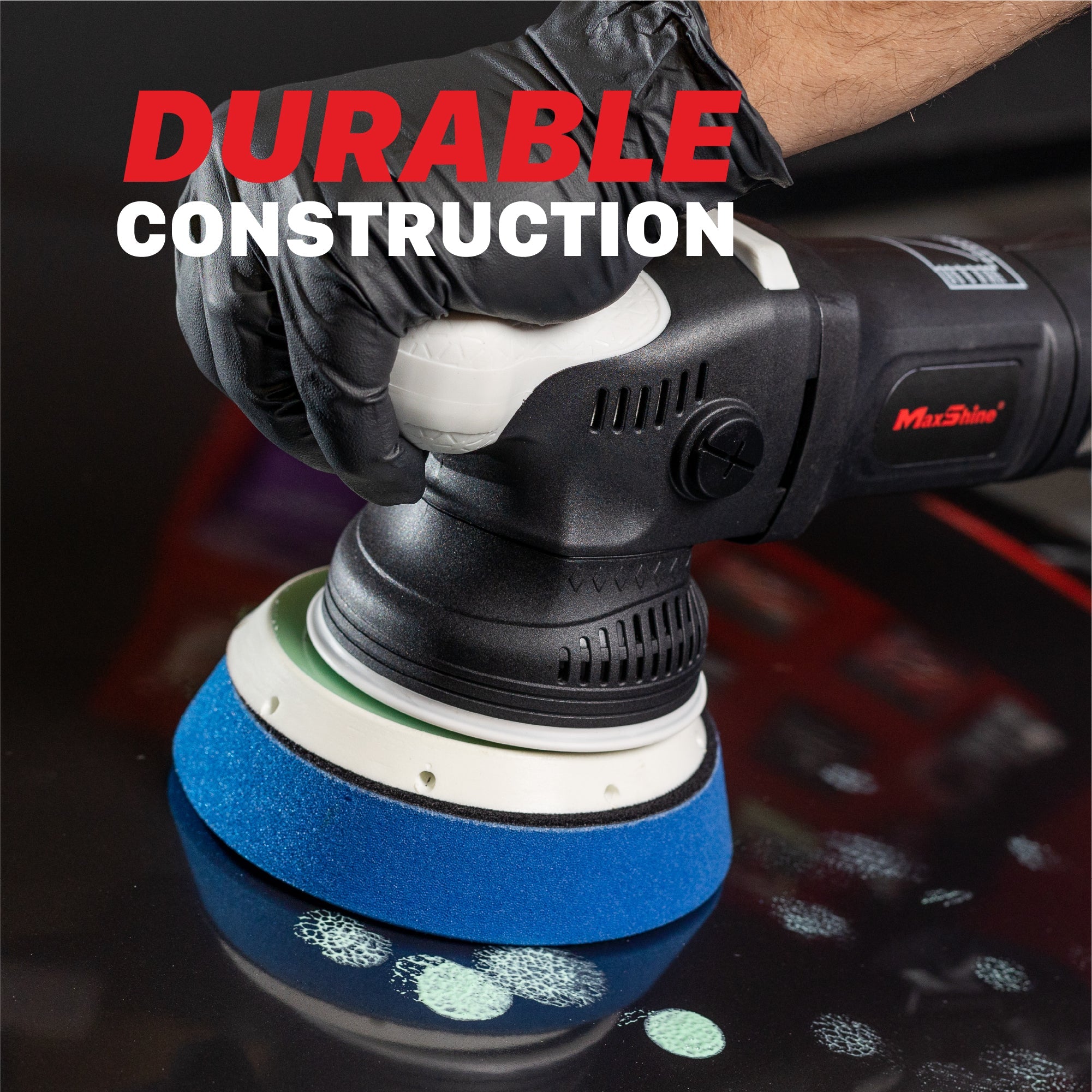 Maxshine 6 inch DA Backing Plates | Pro Series Dual Action Backing Plates - M15 Pro, M21 Pro - detail shot 9