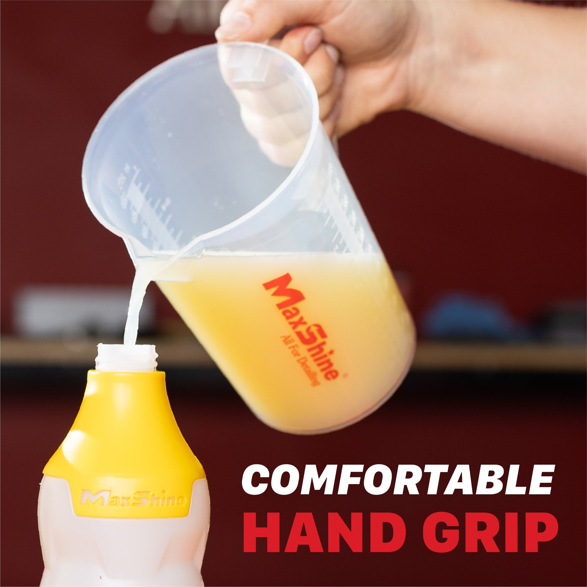 Measuring Cups – Transparent, 100ml or 1000ml, Chemical Resistant, High Accuracy The automotive measuring cups are constructed from robust food-grade